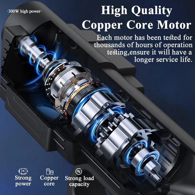 Wireless High Pressure Car Wash Machine Electric Cordless Portable Car Washer Powerful 48V Battery Car Washing Water Foam Gun