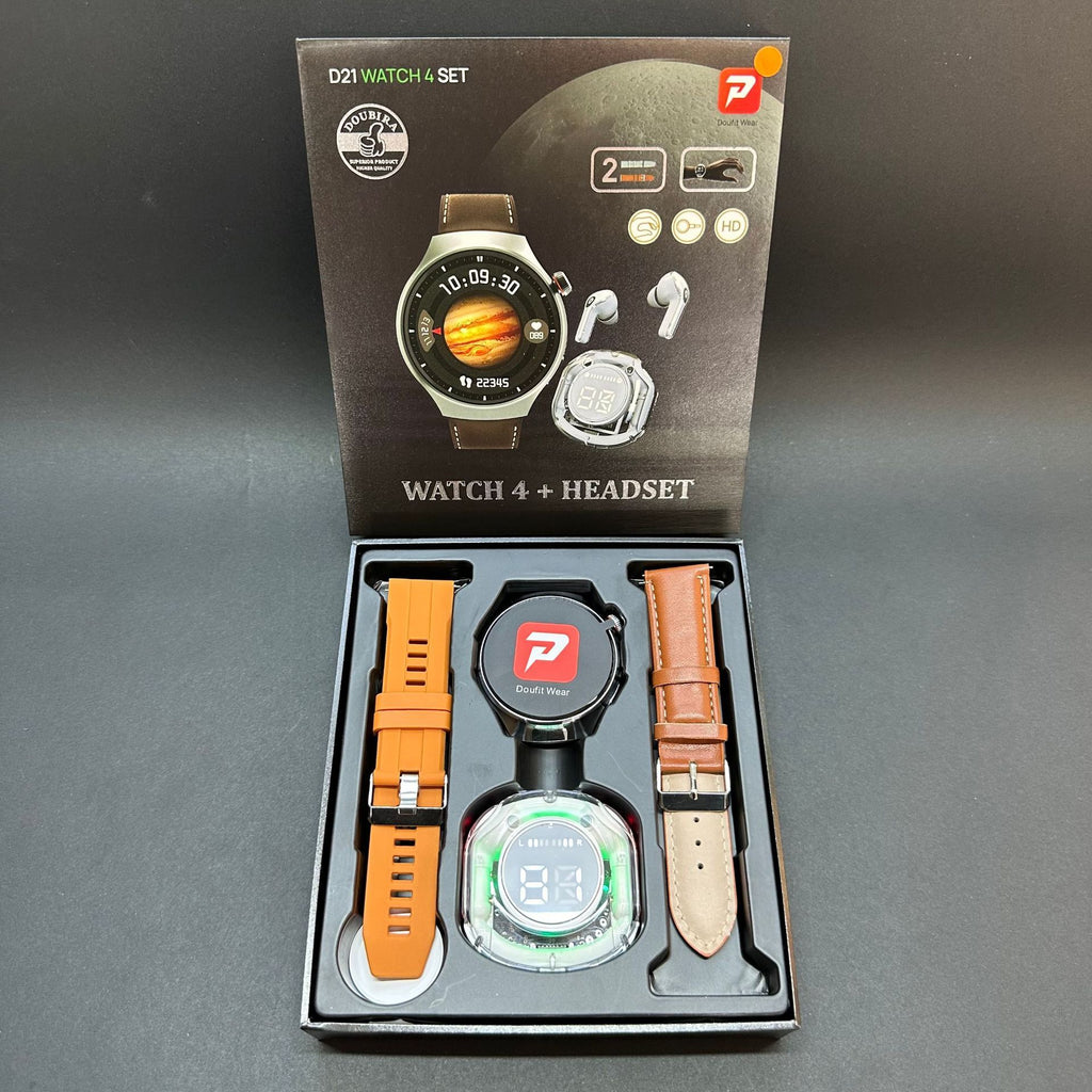 Montre Connectée Ronde Grand Écran
